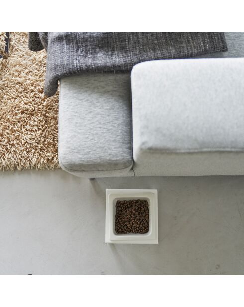 Witte schaal - 15x15,5x10 cm