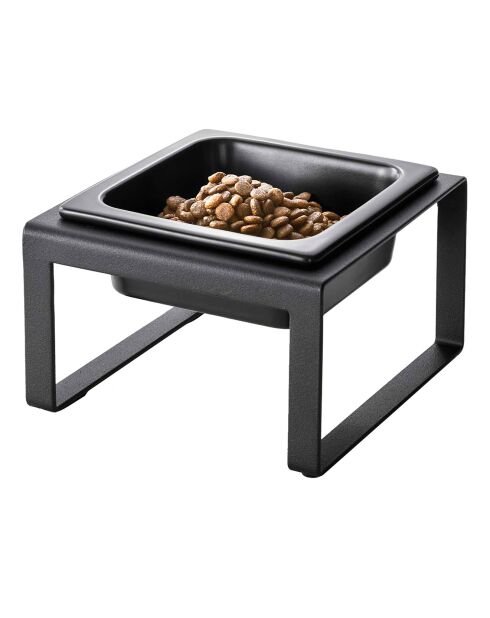 Zwarte schaal - 15x15,5x10 cm