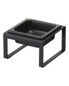 Zwarte schaal - 15x15,5x10 cm