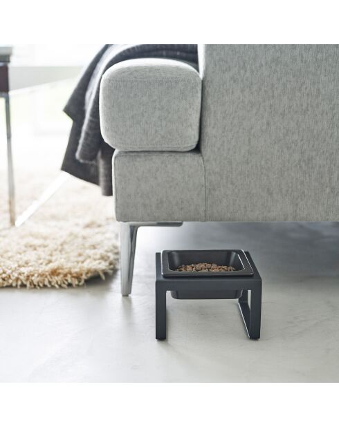 Zwarte schaal - 15x15,5x10 cm