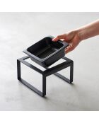 Zwarte schaal - 15x15,5x10 cm