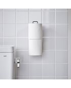 Porte-papier toilette noir - 3.7x7.3x25 cm