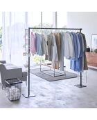 Faltbarer schwarzer Innentrockner - 175x25x160 cm