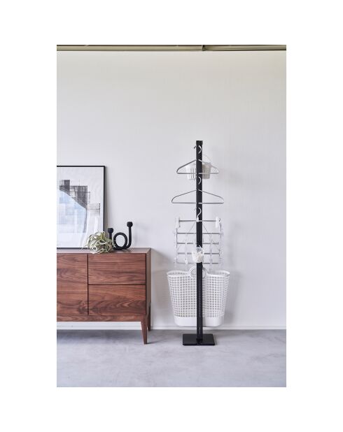 Opvouwbare zwarte binnendroger - 175x25x160 cm