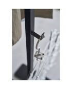 Faltbarer schwarzer Innentrockner - 175x25x160 cm