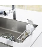 Cestino multiuso con gancio bianco - 30,5x8,5x10 cm