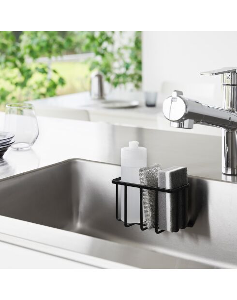 Multifunctionele mand met zwarte haak - 15,5x8,5x10 cm