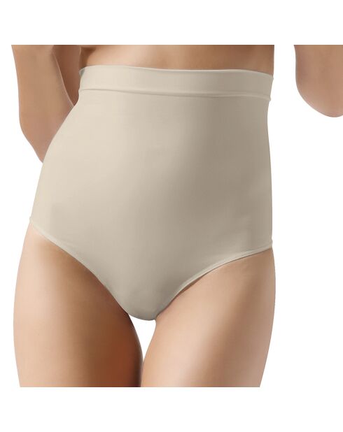 Culotte taille haute gainante nude