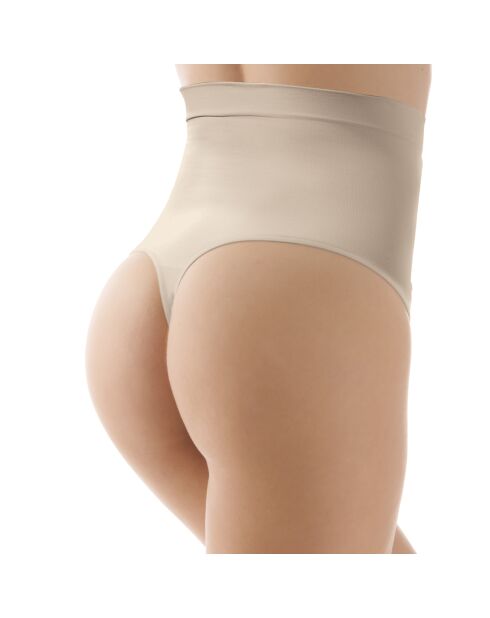Culotte taille haute gainante nude