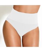 Bragas blancas de cintura alta