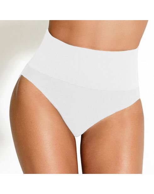 Bragas blancas de cintura alta