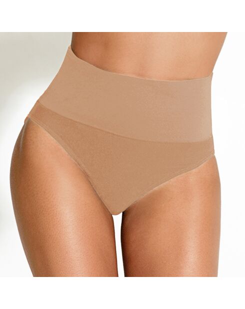Culotte taille haute nude