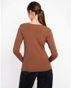 Sous pull Marilyne marron