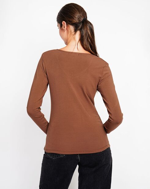 Sous pull Marilyne marron