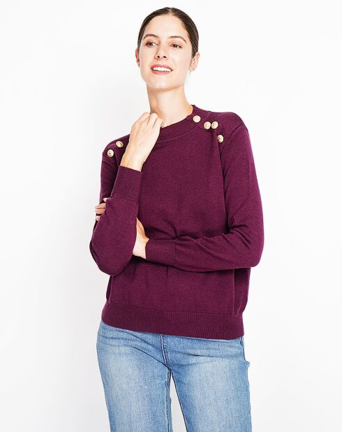 Pull Adeline bordeaux
