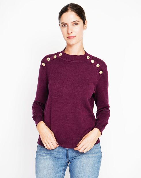 Pull Adeline bordeaux