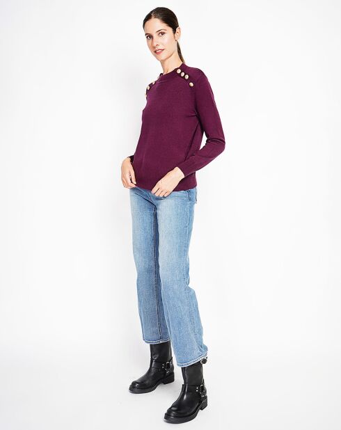 Pull Adeline bordeaux