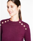 Pull Adeline bordeaux