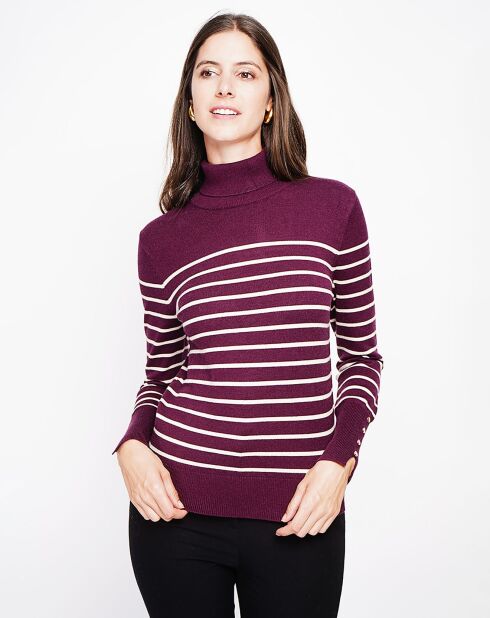 Pull Sacha bordeaux