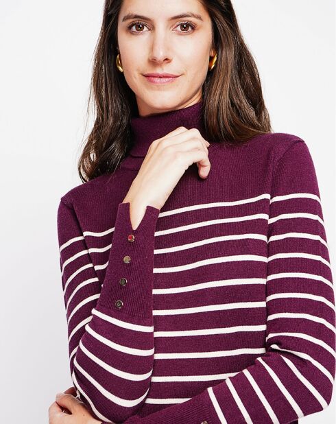 Pull Sacha bordeaux