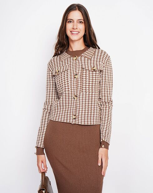 Veste Marie marron