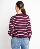 Cardigan Audrey bordeaux