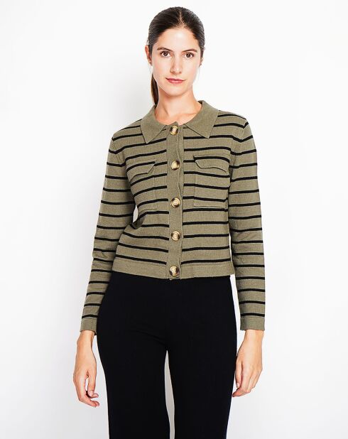 Cardigan Audrey kaki