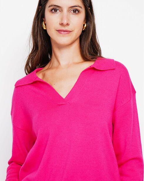 Pull Laurence fushia