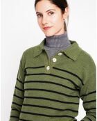 Pull Justine kaki