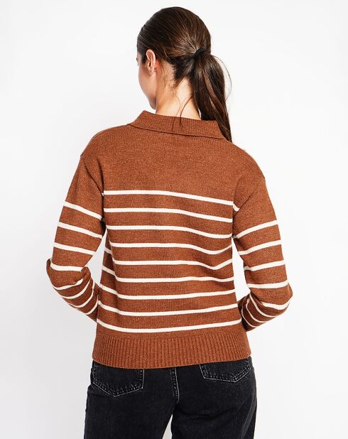 Pull Justine marron