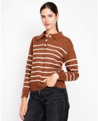 Pull Justine marron