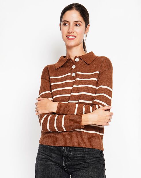 Pull Justine marron