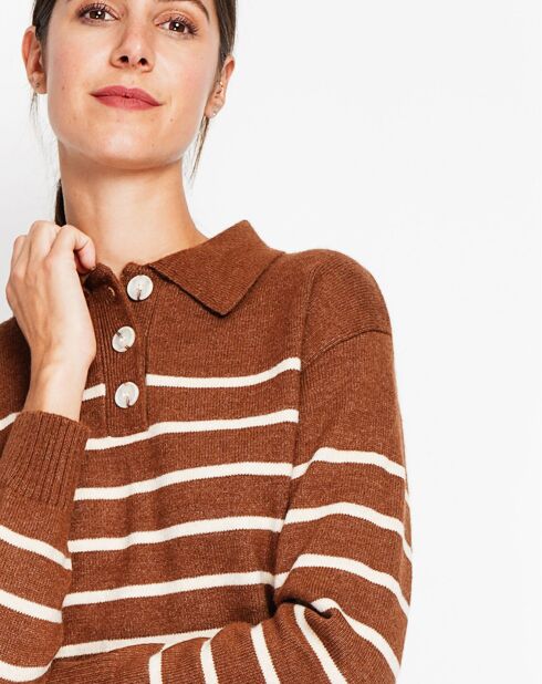Pull Justine marron