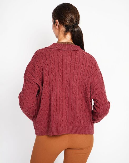 Pull Ines bordeaux
