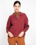 Pull Ines bordeaux