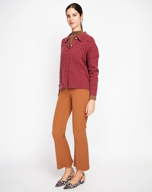 Pull Ines bordeaux