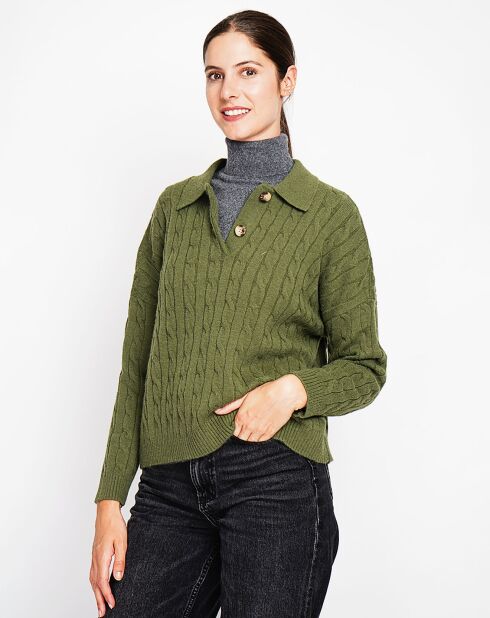 Pull Ines kaki