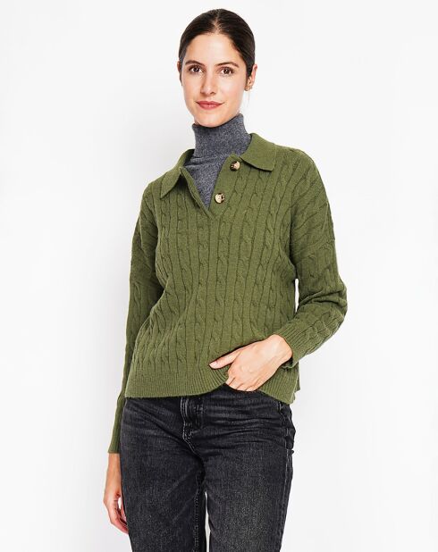 Pull Ines kaki