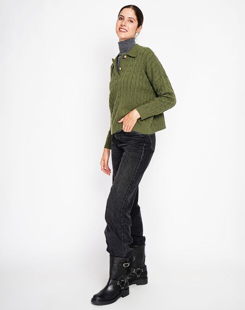 Pull Ines kaki