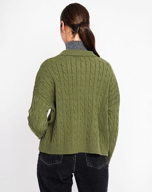 Pull Ines kaki
