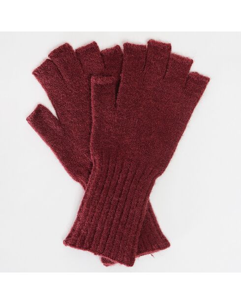 Mitaines Lola bordeaux