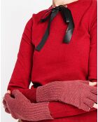 Mitaines Lola bordeaux
