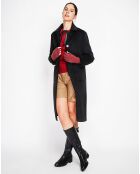 Mitaines Lola bordeaux