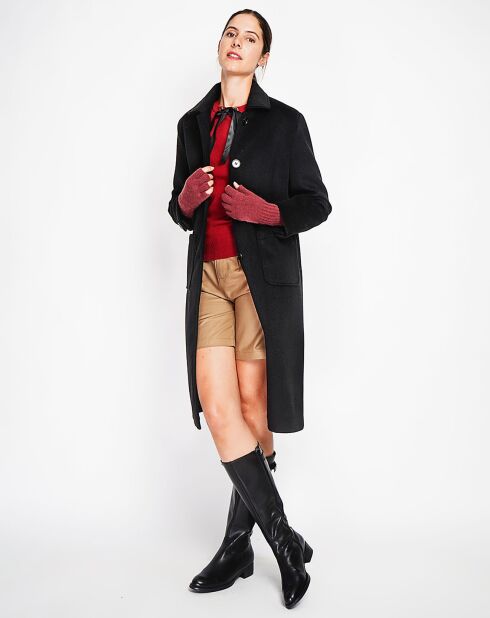Mitaines Lola bordeaux
