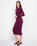 Robe Cecile bordeaux