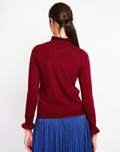 Pull Alix bordeaux