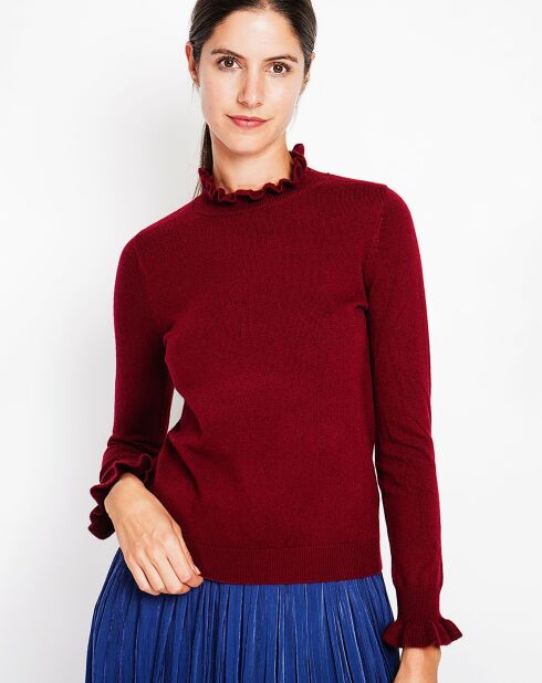Pull Alix bordeaux
