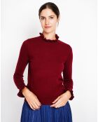 Pull Alix bordeaux