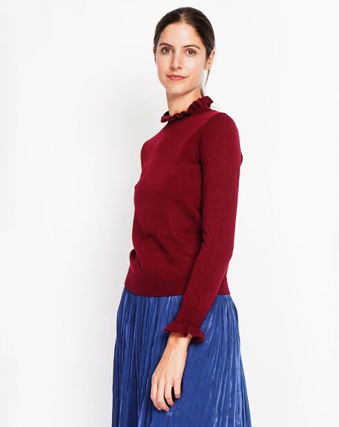 Pull Alix bordeaux