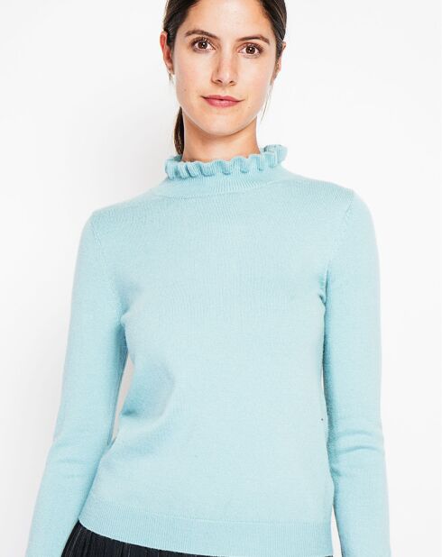 Pull Alix turquoise